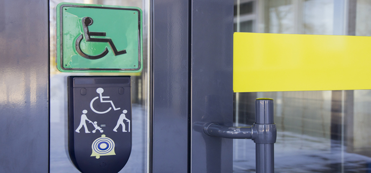 automatic handicap door opener in La Presa